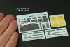 Quinta Studio QD32233 Boeing B-17E/F Pilot's cockpit. 3D-Printed coloured Interior on decal paper (HK models) 1/32